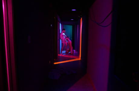 Der portugiesische Kraftprotz Hector De Silva und der amerikanische Otter Kurtis Wolfe haben guten Oralsex