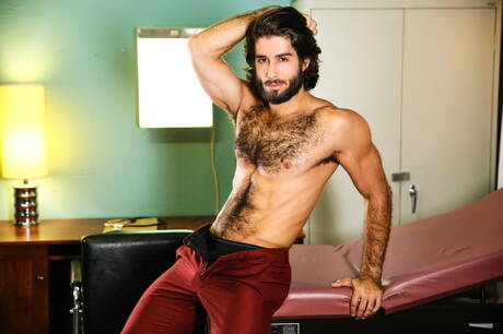 Sexy Vadim Black, Diego Sans and Scott Riley have a good 3some sex