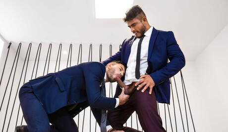 Latin beefcake Andy Star and brazilian stud Diego Lauzen have a good sex