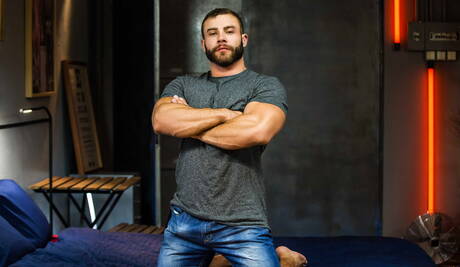 Men.com: Russian beefcake Dato Foland and  Nicolas Brooks love each other