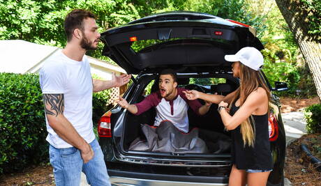 Les garçons américains bien bâtis Cliff Jensen et l