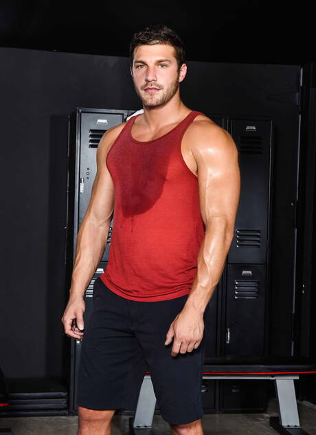 Men: Two american boys muscular Aspen and superstud Brandon Cody love each other