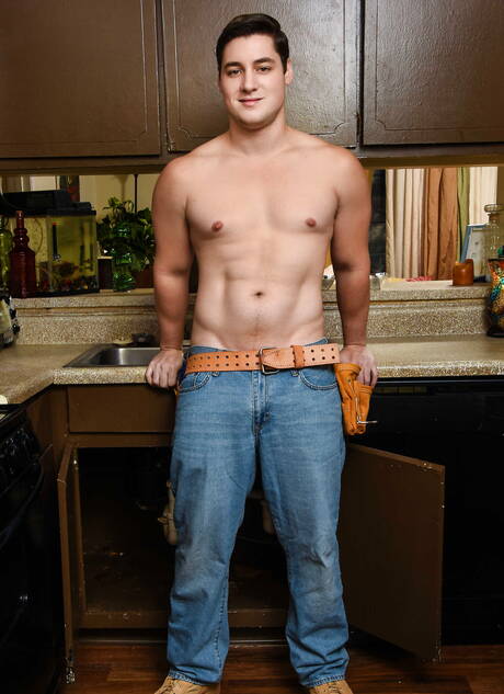 Sexy guy Forrest and hot dude Carter Michaels have a hot couple scene in the kitchen