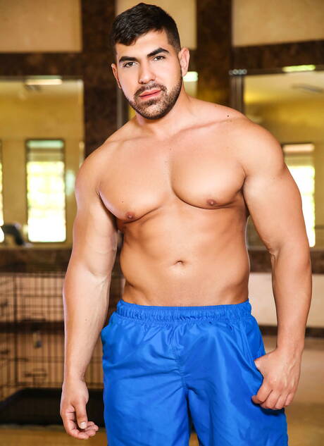 巴西肌肉男 Diego Sans 和美國健美運動員 Damien Stone 享受一場精彩的肛交