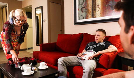 Canadian superstud Ethan Chase and canadian hunk Dustin Holloway in hot homosexual action