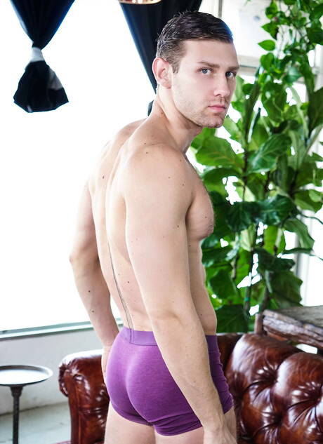 Hot americans, hunky guy John Magnum and otter Jacob Peterson in hot homosexual action