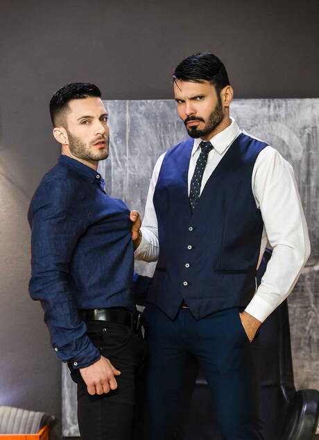 Venezuelan hairy stud Jean Franko and latin tough guy Andy Star sucking and screwing each other