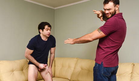 Amerykański superogier Cliff Jensen i siłacz Damien Pierce w gorącej homoseksualnej akcji