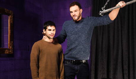 Men.com: Famous americans, tough guy Cliff Jensen and otter Ty Mitchell fuck ass after sucking