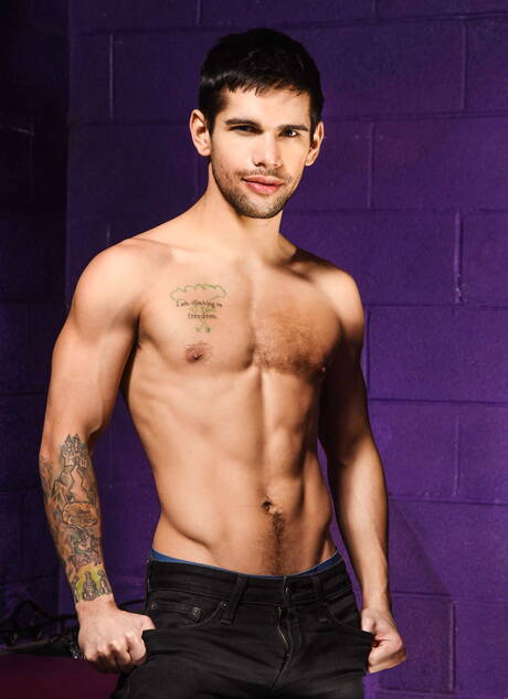 Beroemde Amerikanen, stoere kerel Cliff Jensen en otter Ty Mitchell neuken kont na het zuigen