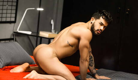 Spanish bull Pietro Duarte and latin strong bull Pietro Duarte fuck ass after sucking dick
