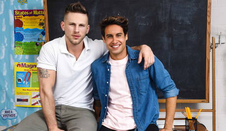 American hunk Roman Todd and well-built Titus make a love