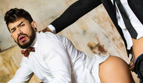 Venezuelan hairy stud Jean Franko and latin strong bull Pietro Duarte have anal sex