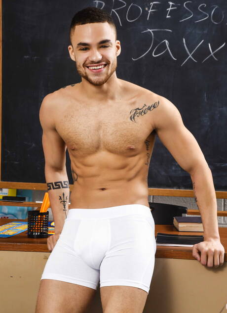 Die amerikanischen Pornostars Superhengst Tristan Jaxx und Superhengst Beaux Banks beim heißen Analsex