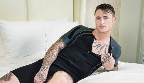 兩個美國帥哥 Dane Stewart 和 Wesley Woods 互相吸吮和操弄