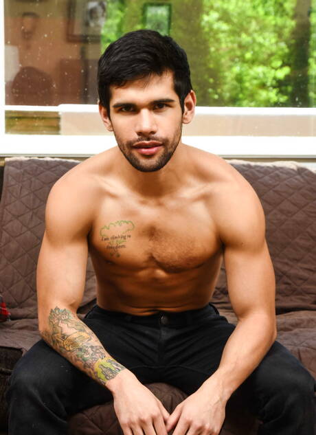 Amerikaanse otter Ty Mitchell en gespierde Nicolas Ryder hebben een hete seksdate