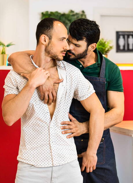 Latino otter Jean Franko and tough guy Ely Chaim banged each other