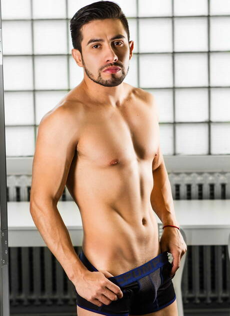 Latino-hengst Derek Allan en de knappe Canadese William Seed zuigen en neuken elkaar