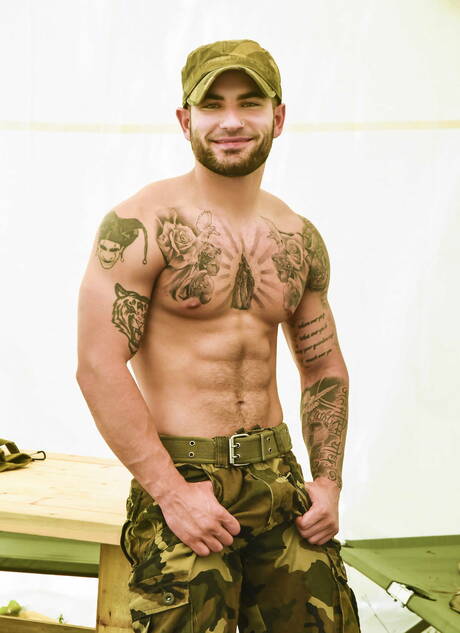 Men.com: Horny boys Vadim Black, Tobias and Axel Kane in threesome fuck scene