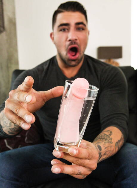 Men: Canadian muscular Ryan Bones and latin beefcake Danny Montero fuck after dick sucking