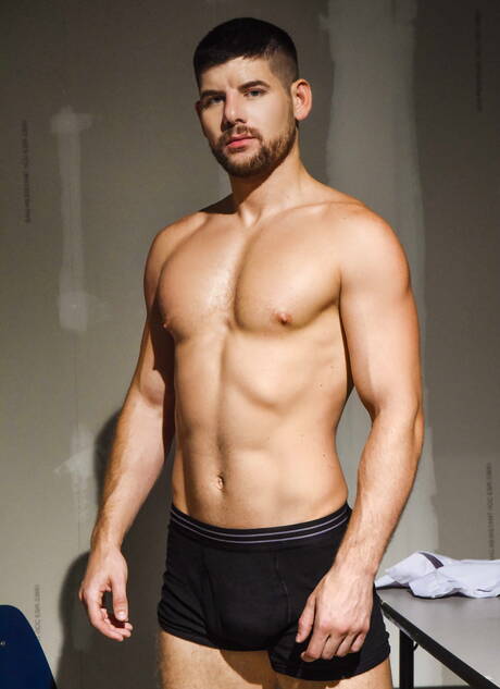 Men: Nice american boys superstud Connor Halstead and beefy Beaux Banks love each other