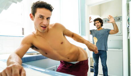 Latino superstud Diego Sans and beefcake Vinny Blackwood have a hot couple scene