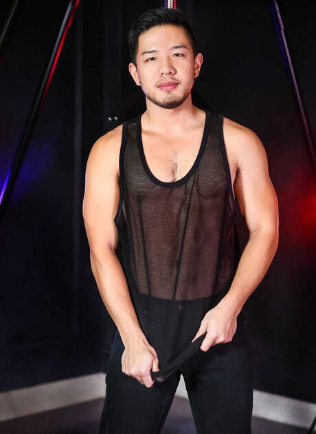 Men: Brazilian beefy Diego Sans and husky guy Cooper Dang in hot ass bang