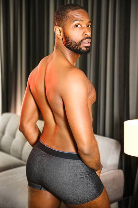 Men: Nice american buddies strong bull Damien Stone and husky guy Lawrence Portland fuck after  interracial blowjob