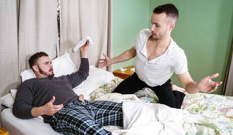 American pornstars beefcake Trevor Long and muscular Nate Grimes love each other