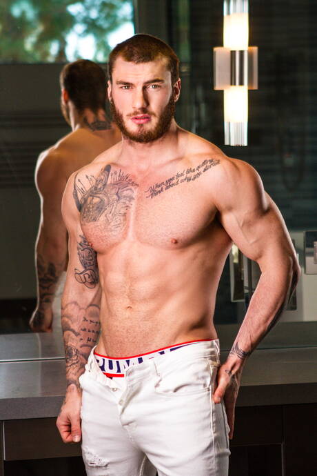 Men.com: Canadian hunky guy William Seed and mexican muscular Danny Montero love each other