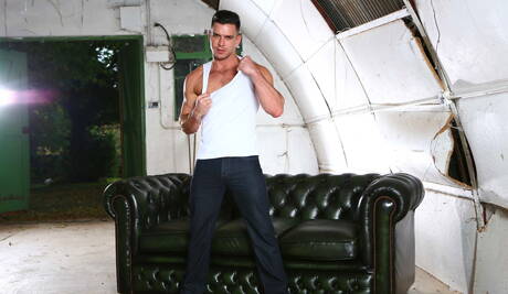 Der englische Hengst Paddy Obrian und der attraktive Alexis Belfort ficken sich in den Arsch, nachdem sie einen Schwanz gelutscht haben