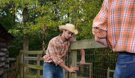 Heiße amerikanische Kerle, Johnny Forza und der gut gebaute Jason Maddox haben sich draußen gegenseitig geknallt