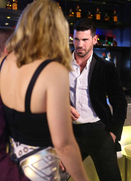 Men: Two american guys beefcake Billy Santoro and well-built Adam Bryant fuck after blowjob