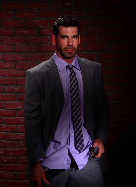 Gli americani sexy, il robusto Jimmy Johnson e il duro Billy Santoro fanno sesso di coppia bollente