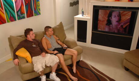 Hot american dudes stud Shane Frost and twink Drake Wild sucking and fucking each other