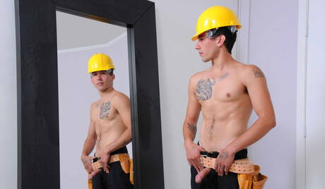 美國大力士湯姆·福克和帥哥詹姆斯·迪克森口交後做愛