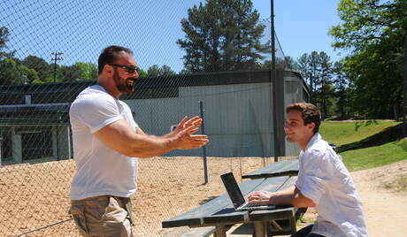 Hot american guys hairy bear Brad Kalvo and hot twink Tyler Morgan in hot homosexual action in shower