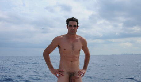 Sexy boys Johnny Forza, Asher Hawk and Jack King have a hot threesome sex outdoor