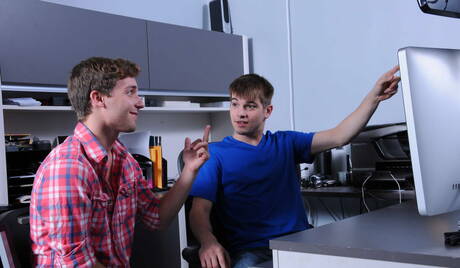 Men: American hot twink Tyler Morgan and  Rock have a good sex