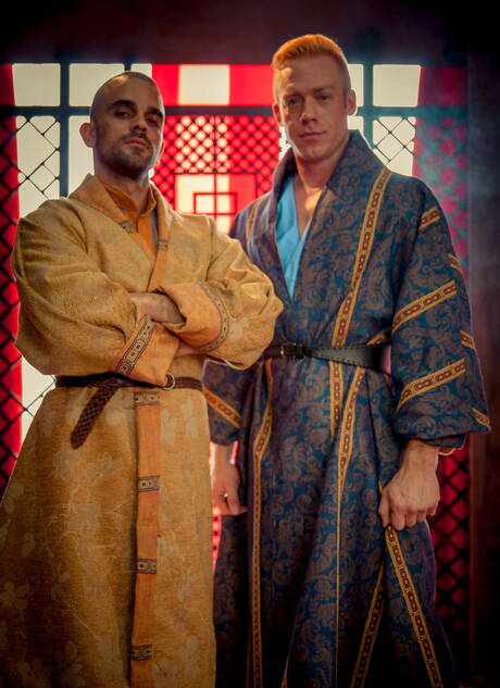 Der amerikanische Hengst Damien Crosse und der gut gebaute Kanadier Christopher Daniels beim harten Analsex mit Fisting