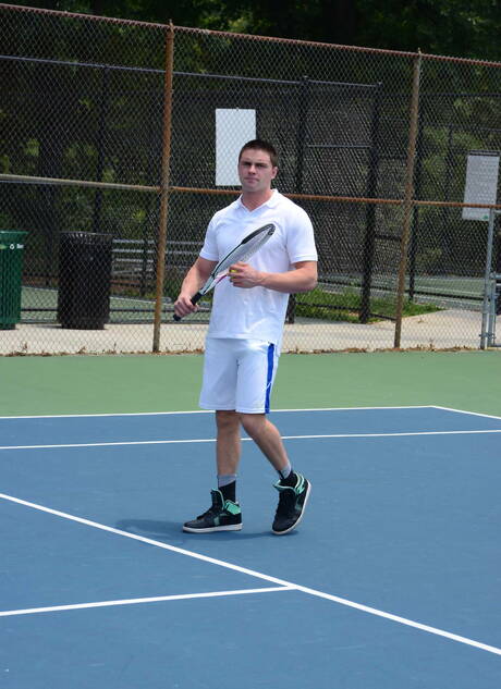 Men: American tough guy Jake Wilder and  Dustin Tyler in hard anal sex outdoor