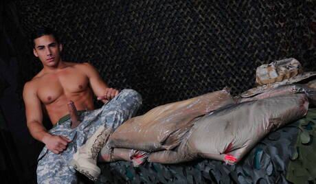 Men.com: Hot Jaxton Wheeler, Tom Faulk and Topher Di Maggio drilling an ass