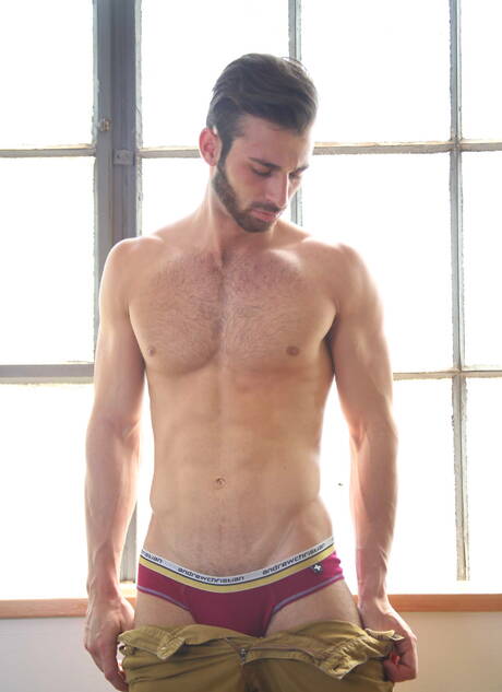 American pornstars hairy stud Jarec Wentworth and strongman Phenix Saint fuck ass after sucking