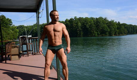 Two american boys hot bear Colby Jansen and beefcake Dirk Caber love each other outdoor