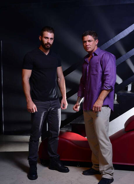 Nice american buddies hairy stud Jarec Wentworth and muscular Sebastian Young sucking and screwing each other