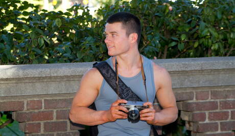 Men.com: Pretty american guys beefcake Topher Di Maggio and stud Chip Tanner drilling an ass outdoor