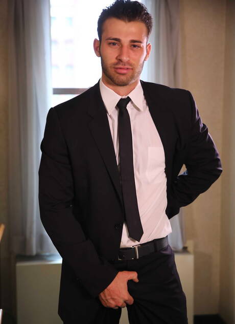 Nice american guys hairy stud Jarec Wentworth and stud Jaxon Colt drilling an ass