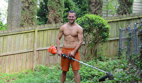 Os lindos americanos Sebastian Young e Brenner Bolton fazem um bom sexo anal ao ar livre