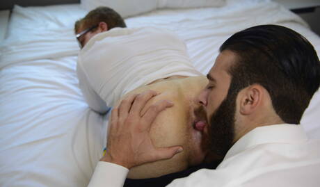 Heiße amerikanische Jungs, Otter Jarec Wentworth und der bullige Jay Austin in heißer Arschfick-Action