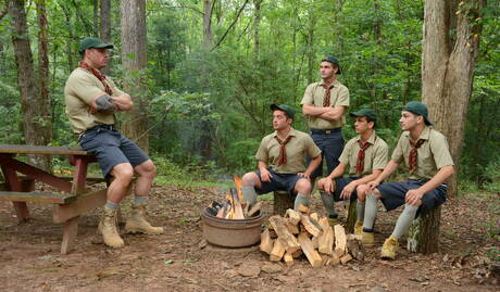 Johnny Rapid, Zeb, CK, Zac, Jack in einer heißen Gruppensexszene im Freien